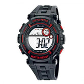 Ravel Mens 3ATM Digital Sports Black/Red Watch RDG.14.7 Ravel